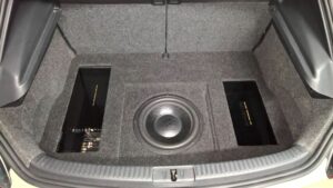 02-Scirocco-Kofferraumausbau-709-1600-1000-80 Car HiFi Anlage in einem VW Scirocco mit Subwoofer und Endstufen