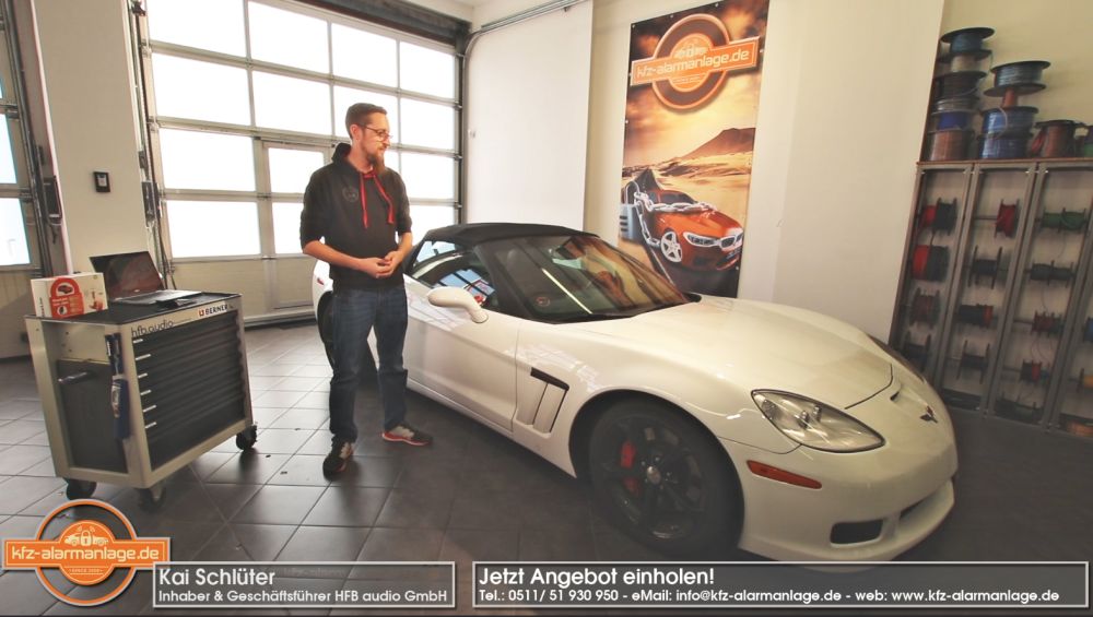 Diebstahlschutz einer Corvette C6 mit einer Alarmanlage