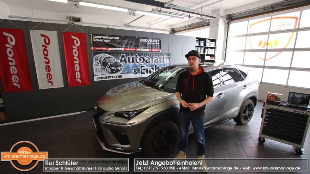 Lexus NX 300h Absicherung gegen Diebstahl mit einer Starline Alarmanlage