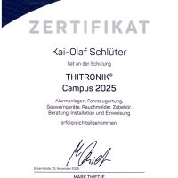 Thitronik Zertifikat Händerschulung